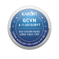 Huy hiệu QCVN 6-1:2010/BYT của Karofi