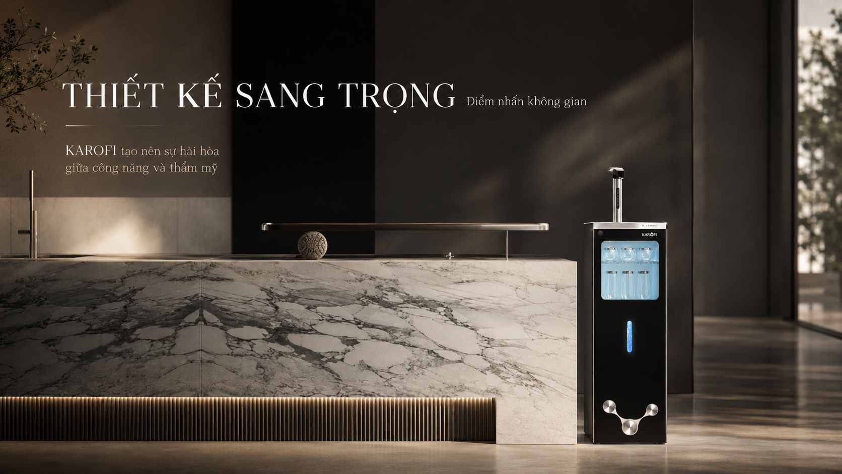Thiết kế sang trọng Karofi Diamond SA66